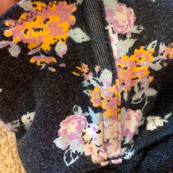 Black floral bandeau bra - Picture 3 of 4